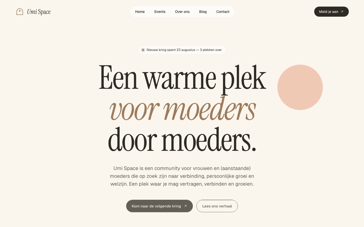 Werk voor Umi Space