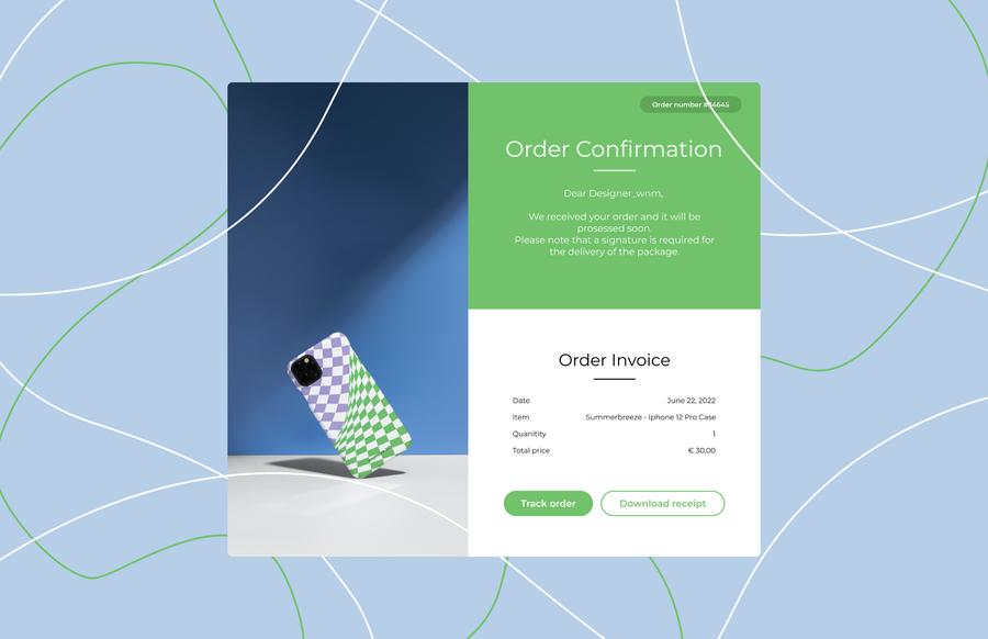 Werk voor Checkout-flow
