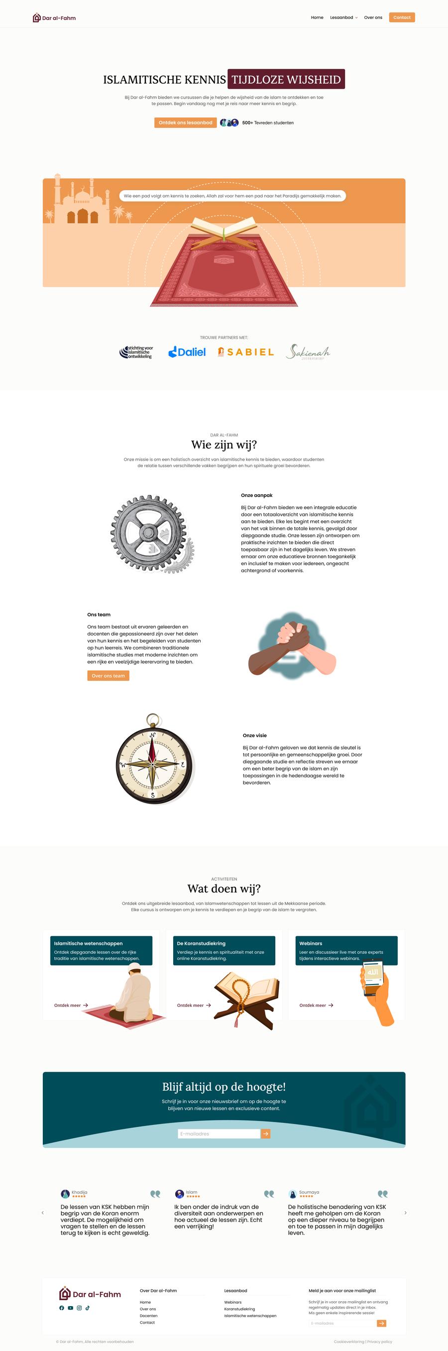 Website van Dar al-Fahm