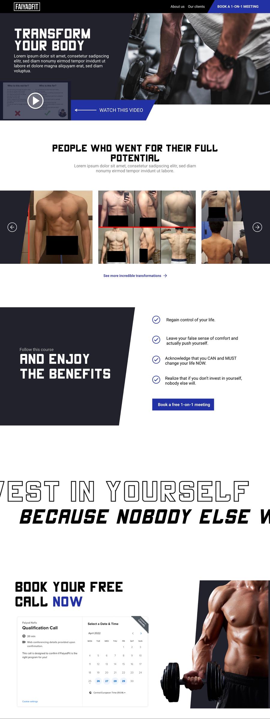 Website van FaiyadFit