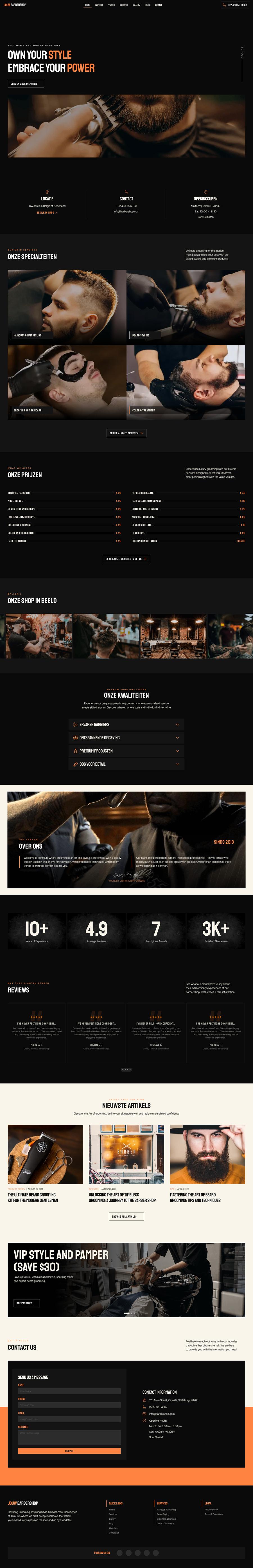 Website van Kappersplatform