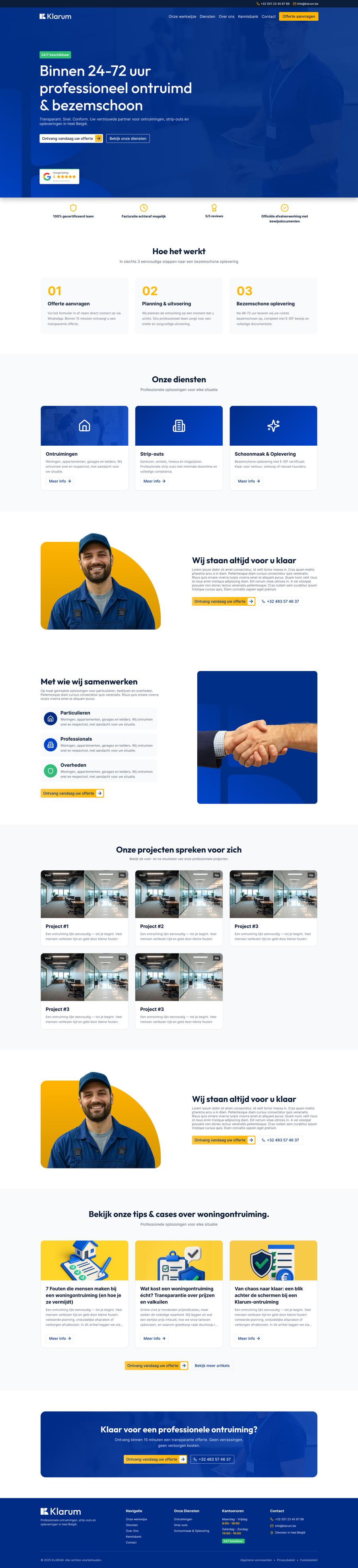 Website van Klarum